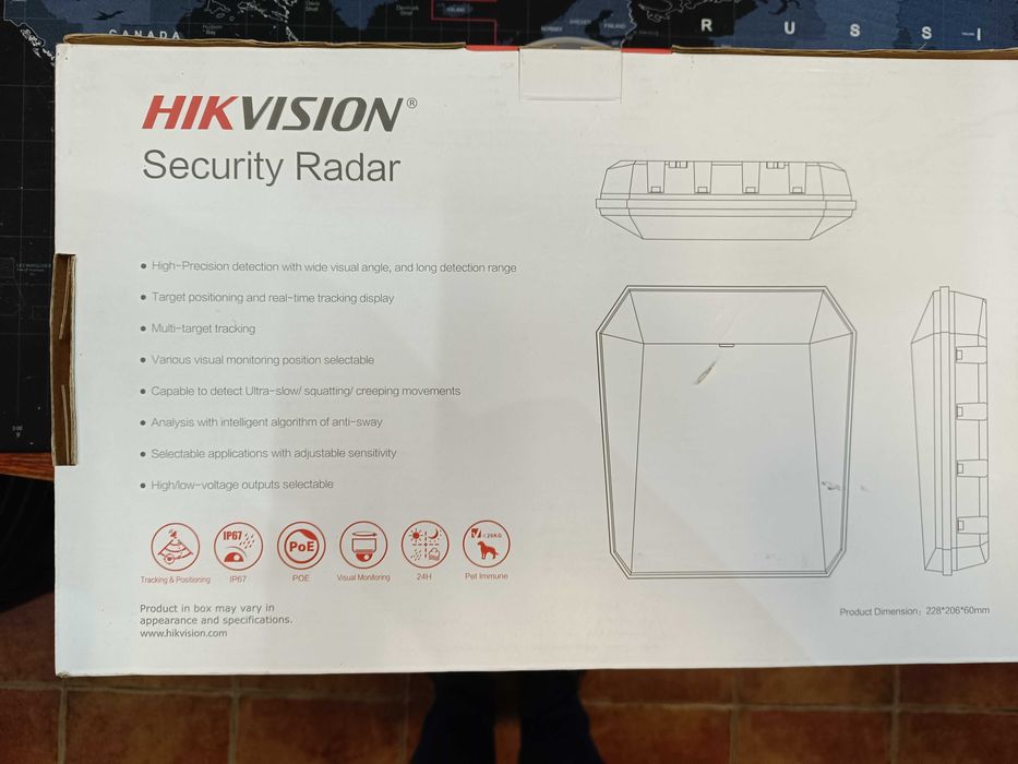 Radar HIKVISION DS PR1 60 NOWY!!! tanio Możliwy montaż  !!!