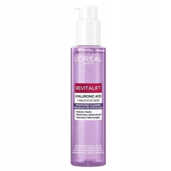 L'Oreal Paris Revitalift wygładzający żel oczyszający z kwasem h