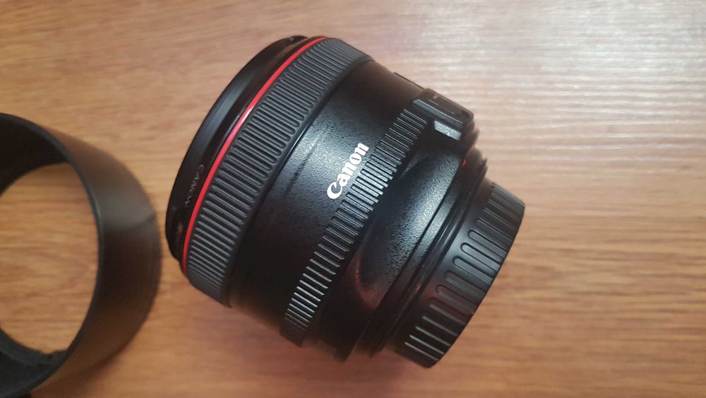 Canon EF 50 mm f/1.2 L USM Komplet