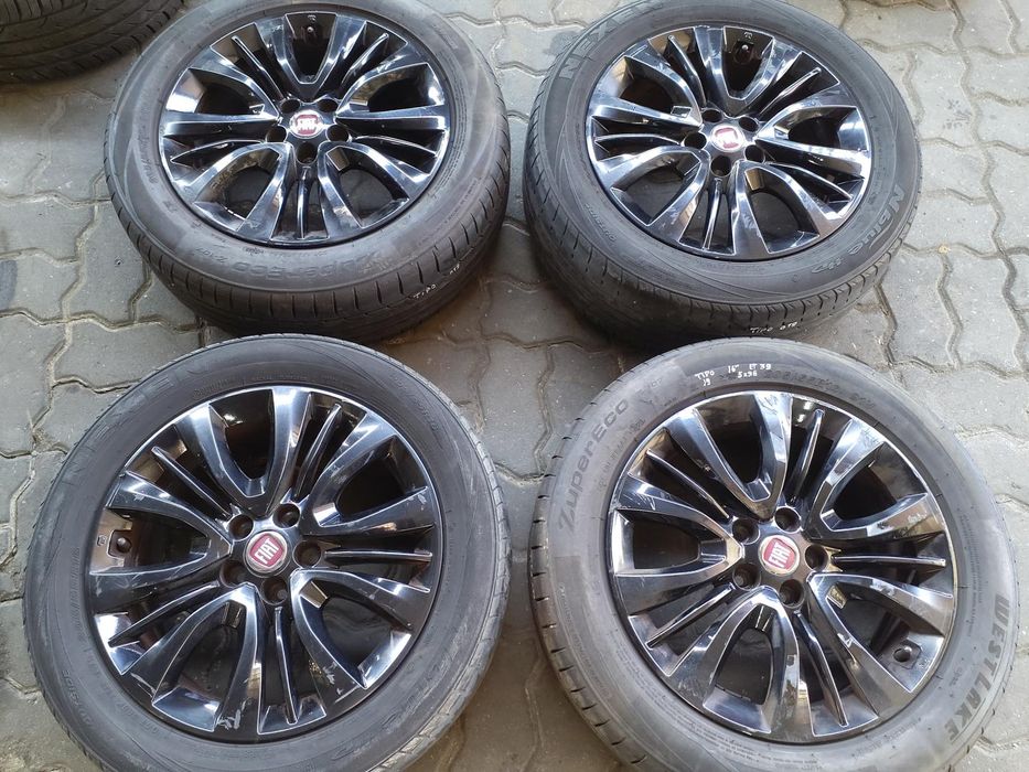 Jantes Fiat R16 Com Pneus 205/55 Furação 5X98