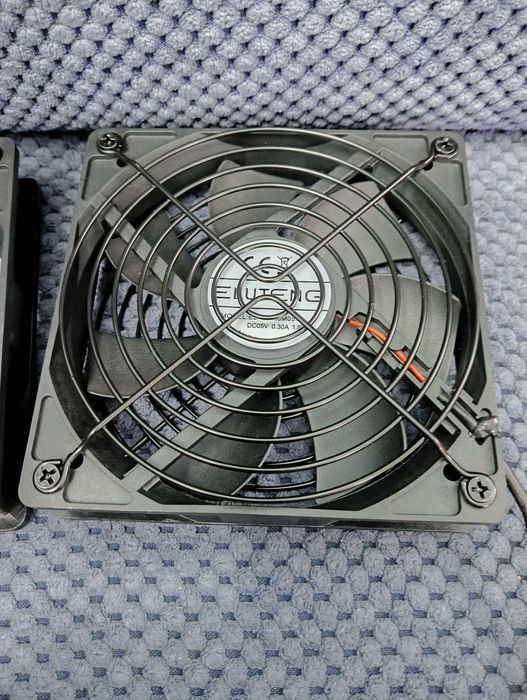 ELUTENG Wentylator USB 120 mm 5 V 3 regulowane prędkości