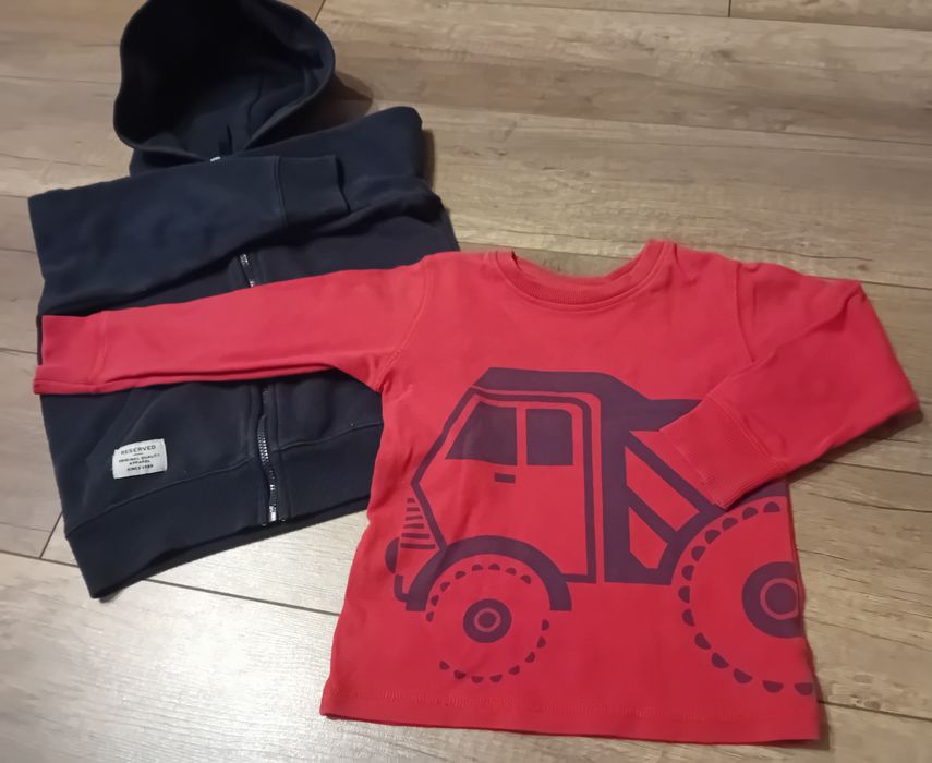 Bluza + 3 bluzki na długi rękaw Chłopiec 104