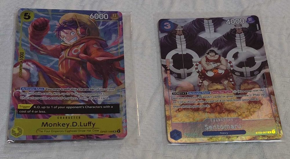 cartas promo one piece tcg