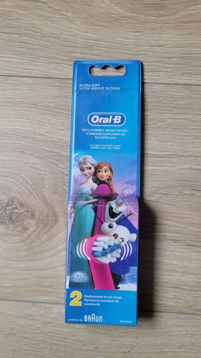 Oryginalne końcówki do szczoteczki Disney Elsa i Anna Frozen
