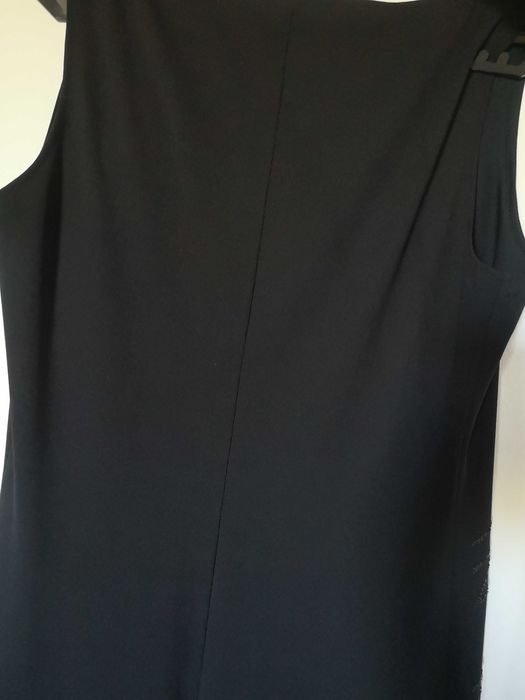 Vestido tubular preto ocasião cerimónia
