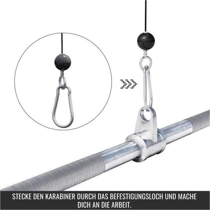 Nowy drążek na triceps / uchwyt obrotowy / 78cm / ściąganie lat !K317!