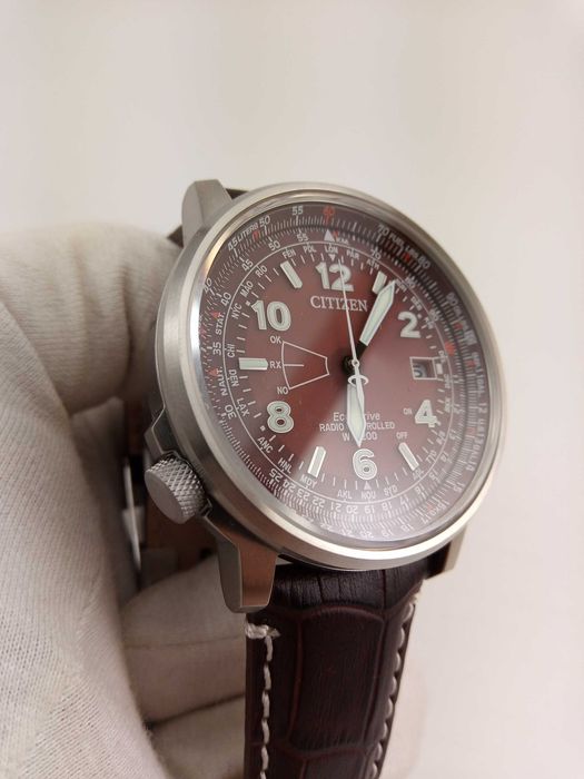 Часы Citizen CB0248-01X радиоконтроль, вечник, мировое время, сапфир