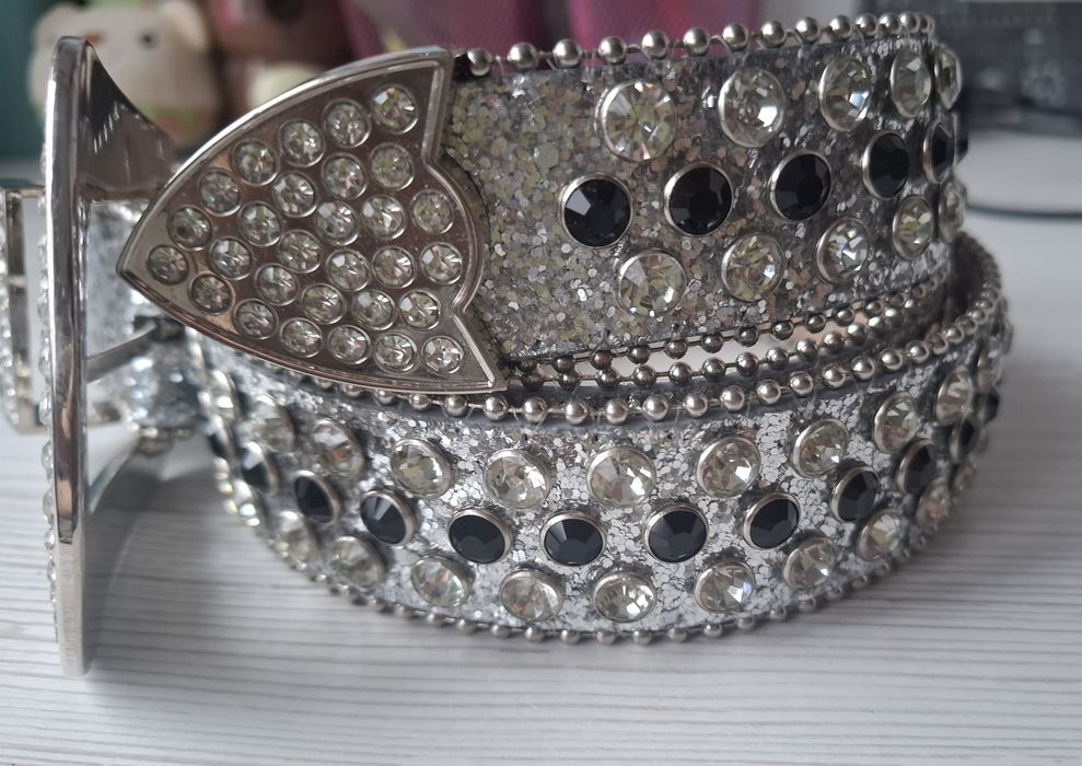 Ремінь зі стразами у2к