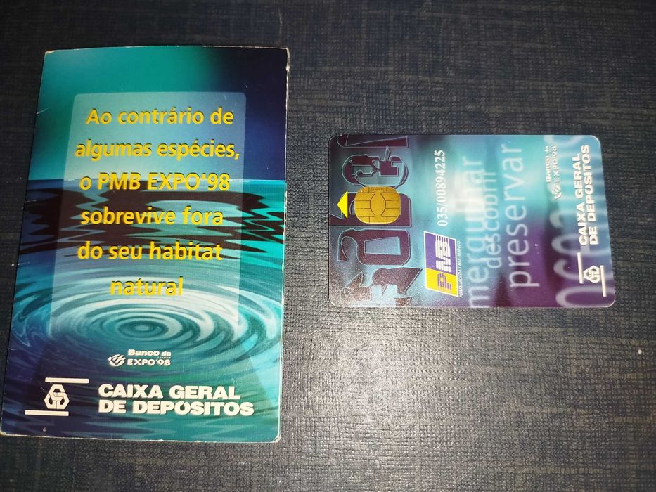 Cartão Porta moedas Muitibanco Expo 98