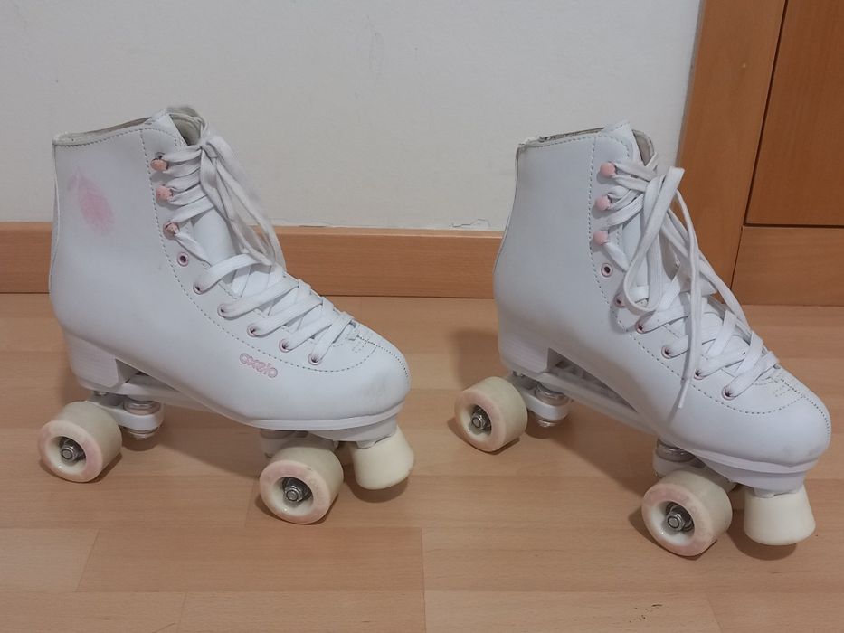 Patins oxelo+kit de proteção completo