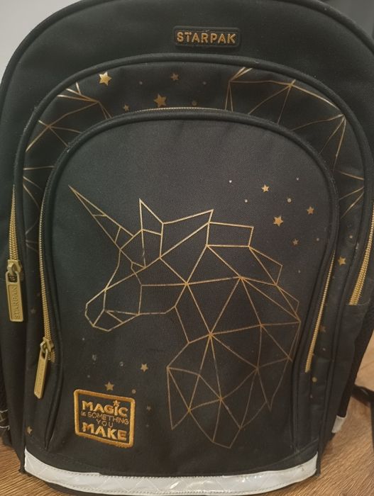 Plecak szkolny STARPAK jednorożec