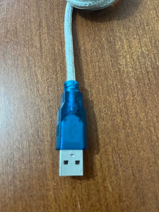 Cabo conversor USB para Porta Paralela DB25 Fêmea de 1,5 m