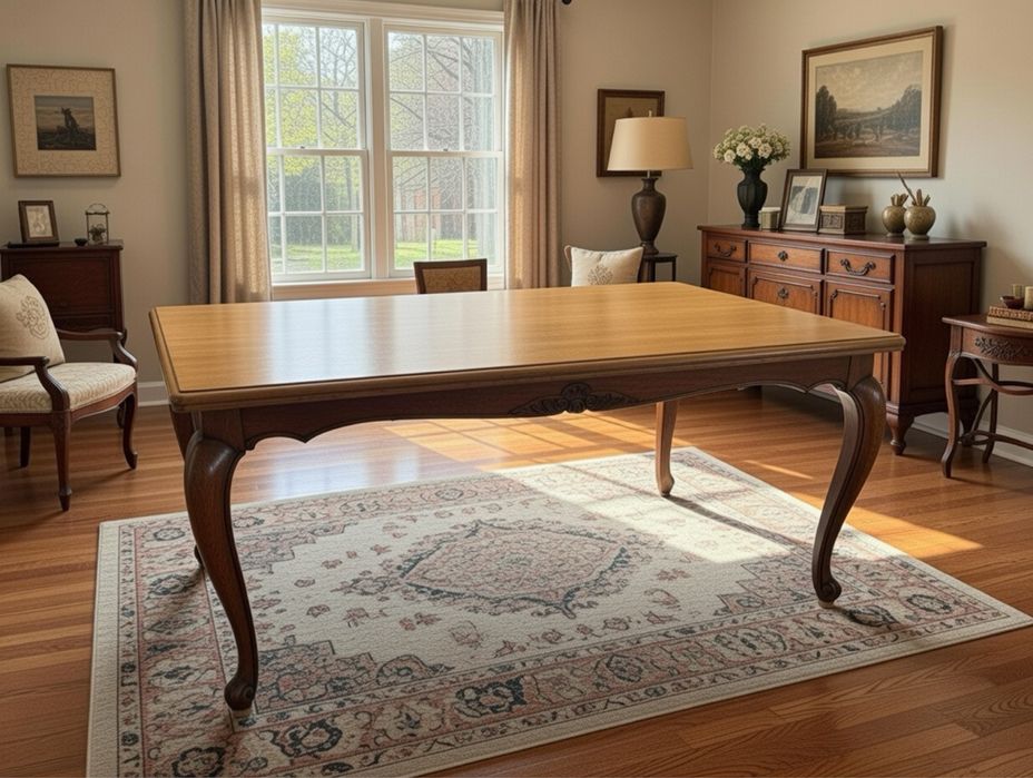 Stół drewinany debowy fornirowany