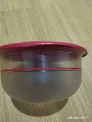 Tigela Cristal Tupperware 2100ml com tampa