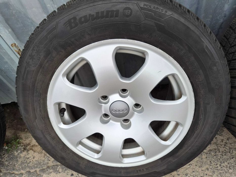 Felgi aluminiowe koła opony zimowe Audi A4 B6 B5 A6 C5 5X112 15" kpl
