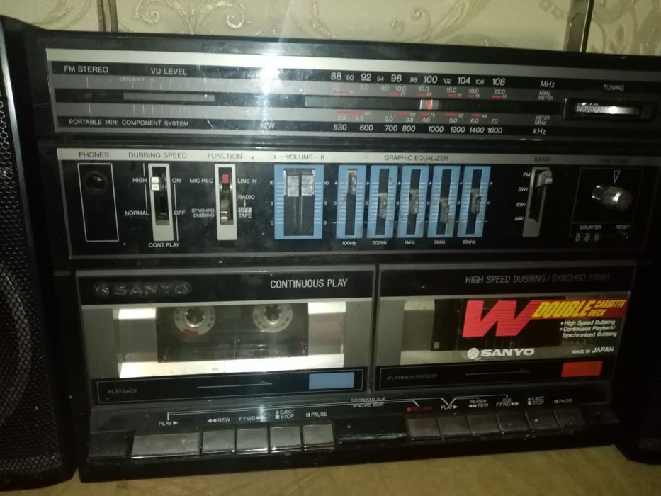 Магнитофон Sanyo: 1 850 грн. - Магнитолы и магнитофоны Николаев на Olx