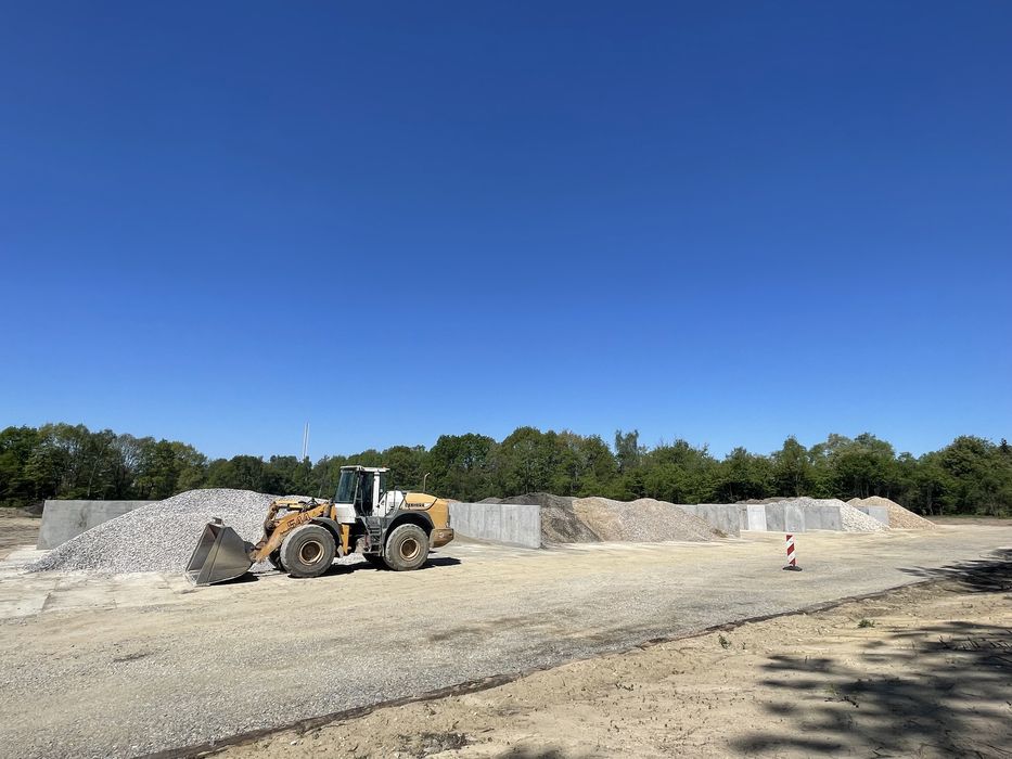 Skład kruszyw, materiałów sypkich: kliniec piasek grys tłuczeń dolomit