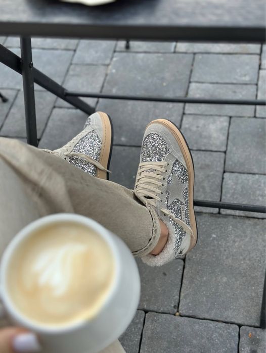 Утеплені зимові Golden Goose снікерси, кеди Голден Гус