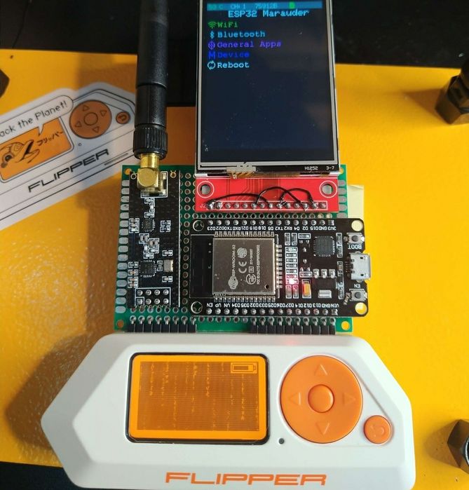 Zestaw do Pentestingu ESP32 | Marauder, Bruce, HaleHound | Flipper Zer