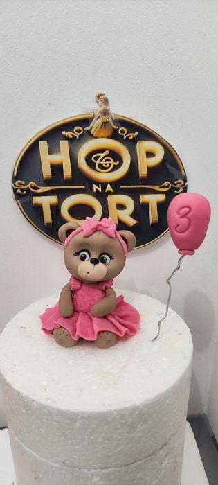 Misie z masy cukrowej miś figurka na tort dekoracja