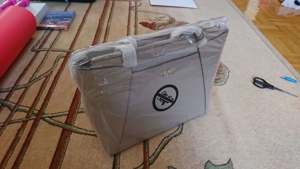 MICHAEL KORS torebka shopper MADDIE skórzana