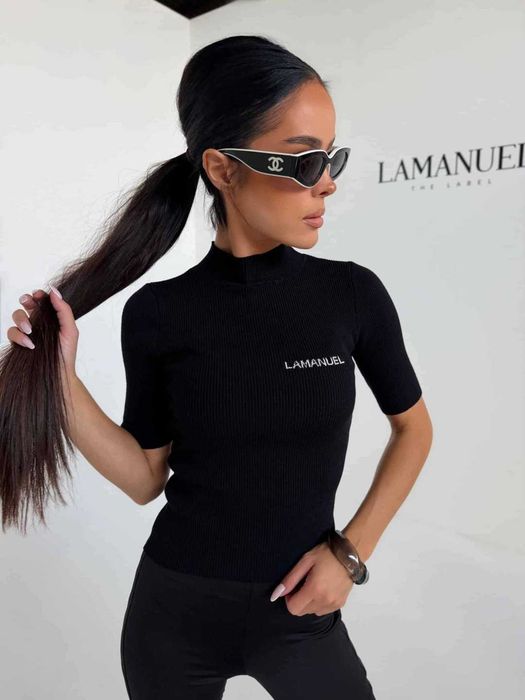 La manuel bluzka top cozy czarny XS/S