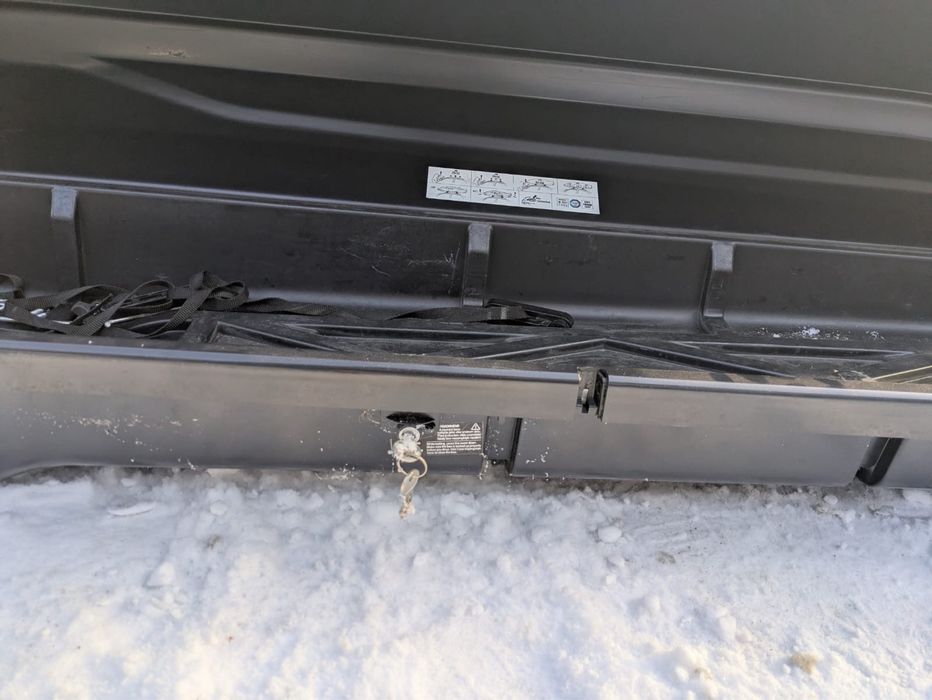 Bagażnik dachowy Hakr relax 310. Box dachowy na narty