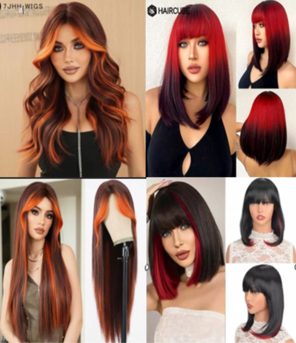 Парики красные от 600-800