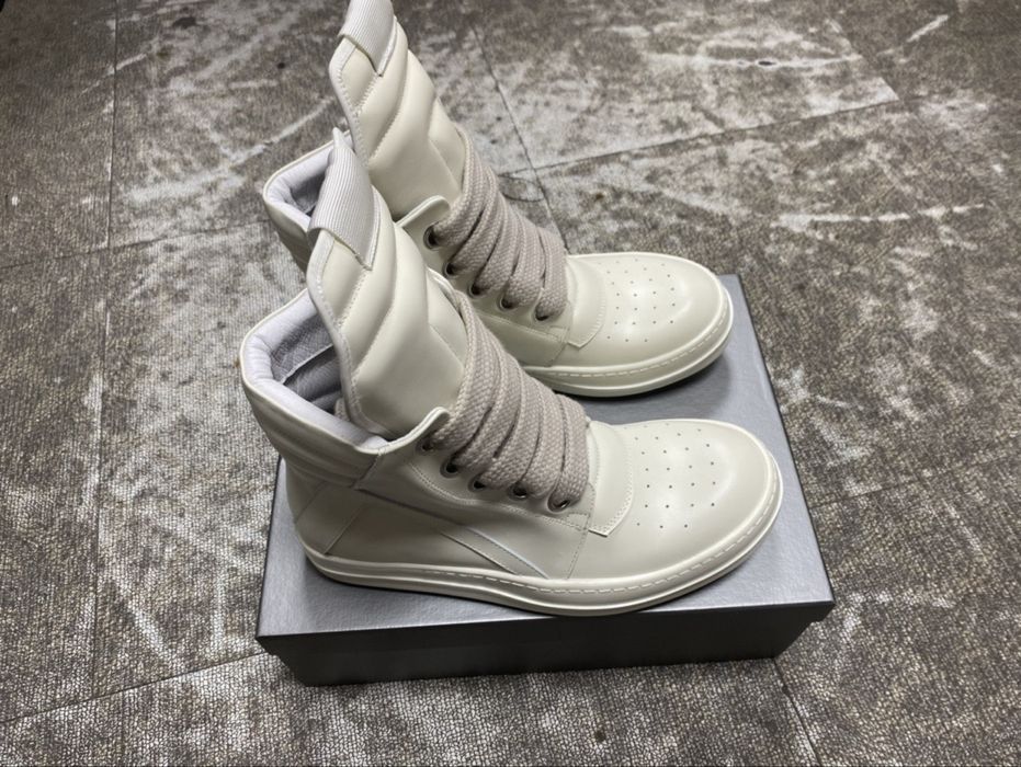 Нові Rick Owens Geobasket Jumbo Leather Sneakers/38-44/Преміум якість!