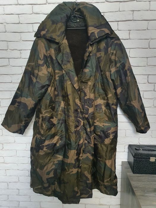 Мужской плащ-пальто зимний на меху, камуфляж,
1 шт. 56 и 1шт