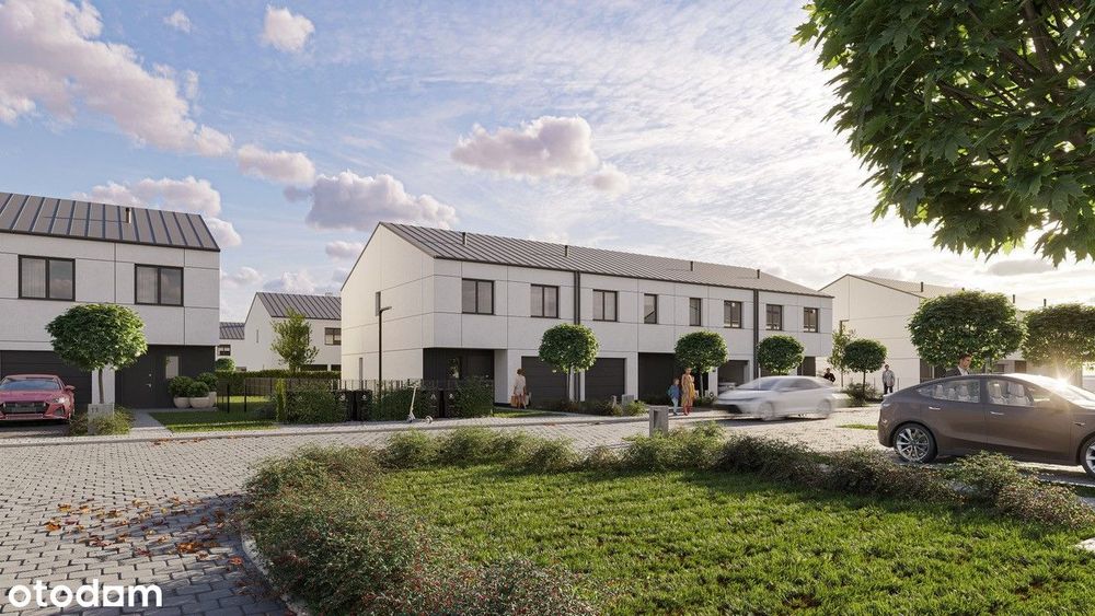 Segment skrajny 137m² + ogród 155m²
