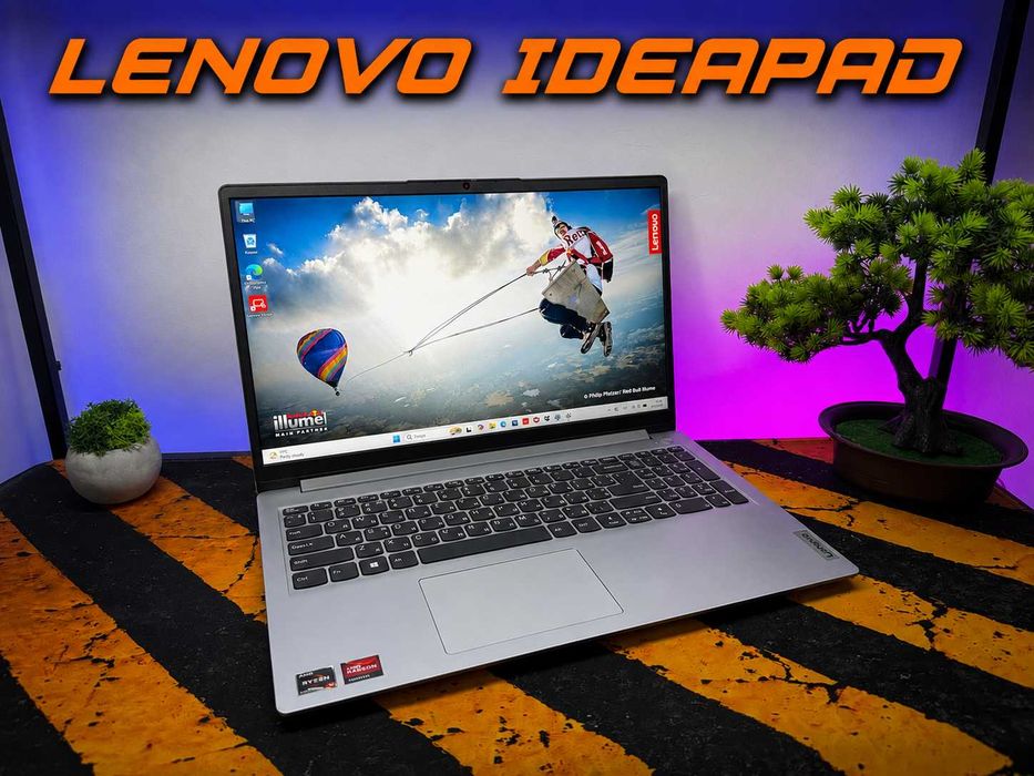 Lenovo Ideapad 15.6", ryzen 7-5700u, 16gb, 512gb ssd