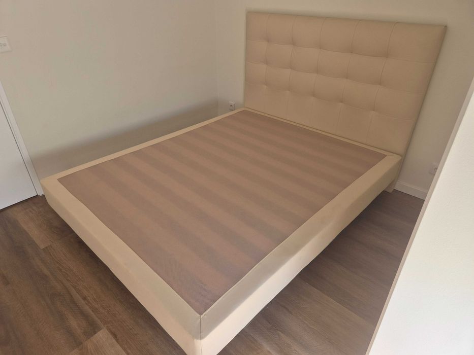 Cama 160x200 Molaflex com 2 colchões IKEA Hamarvik