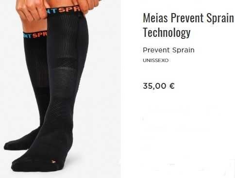 Meias compressão - Prevent Sprain.