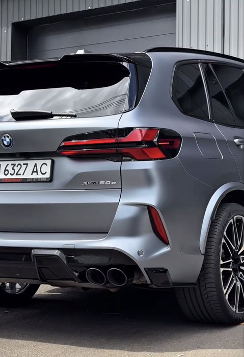 Обвес, накладки для BMW Х5М F95 LCI, Х6М F96, X5 G05 G06 губа, спойлер