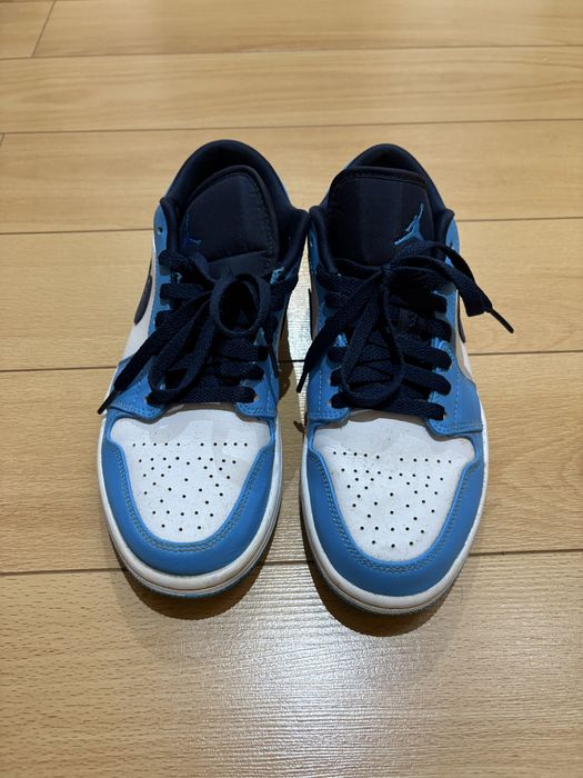 Nike jordan azul e branco