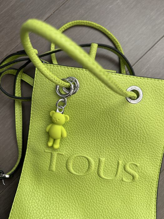 Mała torebka TOUS La Rue Pop limonkowa