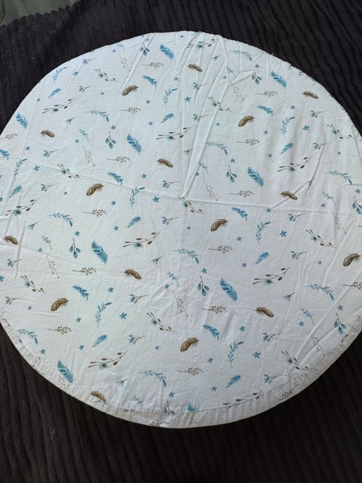 Простирадло дитяче кругле на резинці на круглий матрац сатин