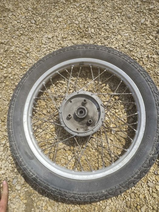 Kompletne orygnialne koła Simson S51 i błotnik