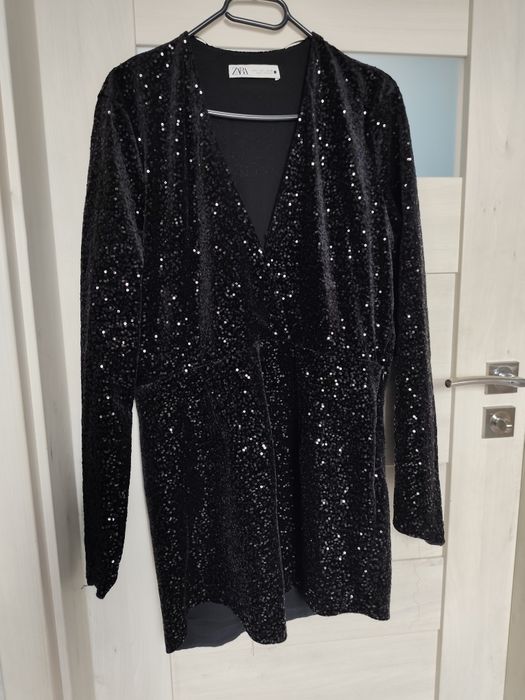 Sukienka damska cekinowa Zara L