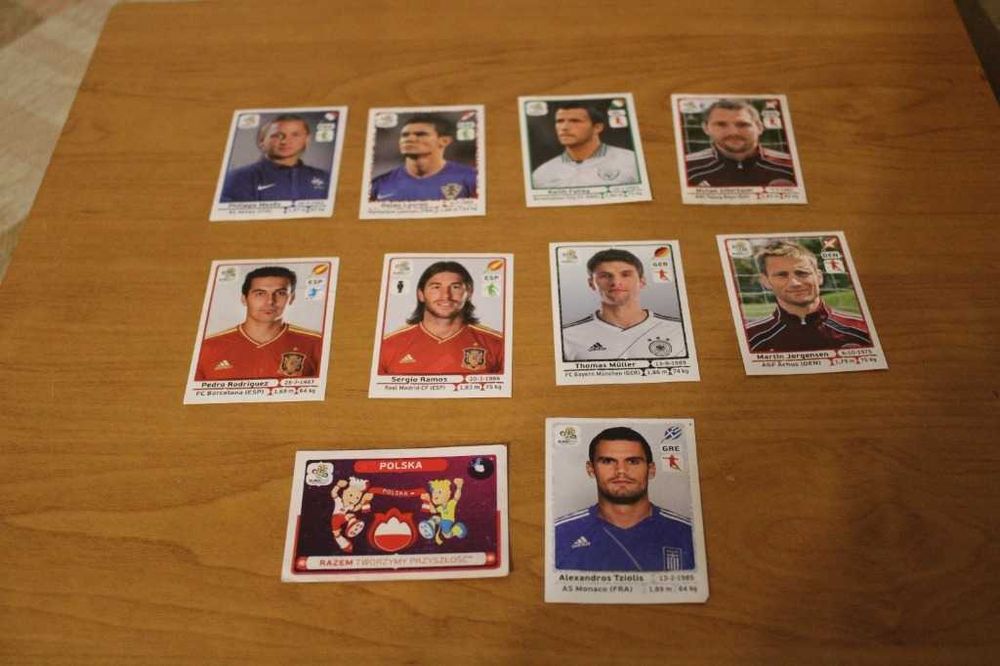 Naklejki Panini 2012