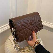 Сумка коричневого кольору