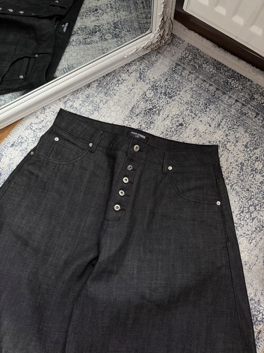 Raw Super Baggy Jeans Широкі Беггі рав джинси No Faith style Чорні