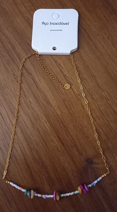 Conjunto de Fio em Aço + Pulseira dupla  em Aço  - Novos