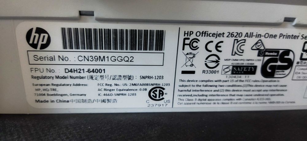 HP Officejet 2620