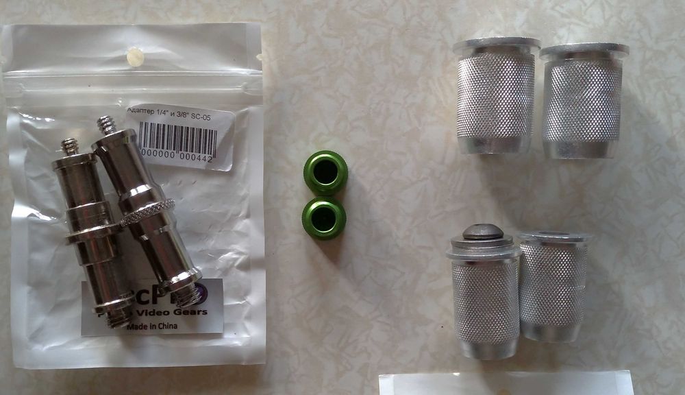 адаптери,перехідники,гвинти