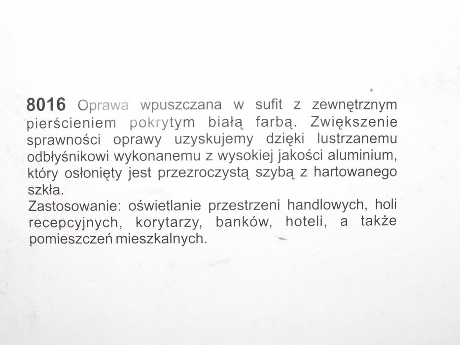 Brilux  - Oprawa sufitowa stała 8016 2x26W -  kolor biały