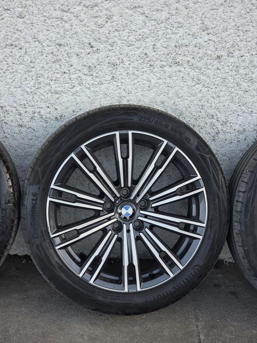 Jantes BMW 18" Pack M Serie 3 G20 G21 com pneus 225.45.18 + 255.40.18