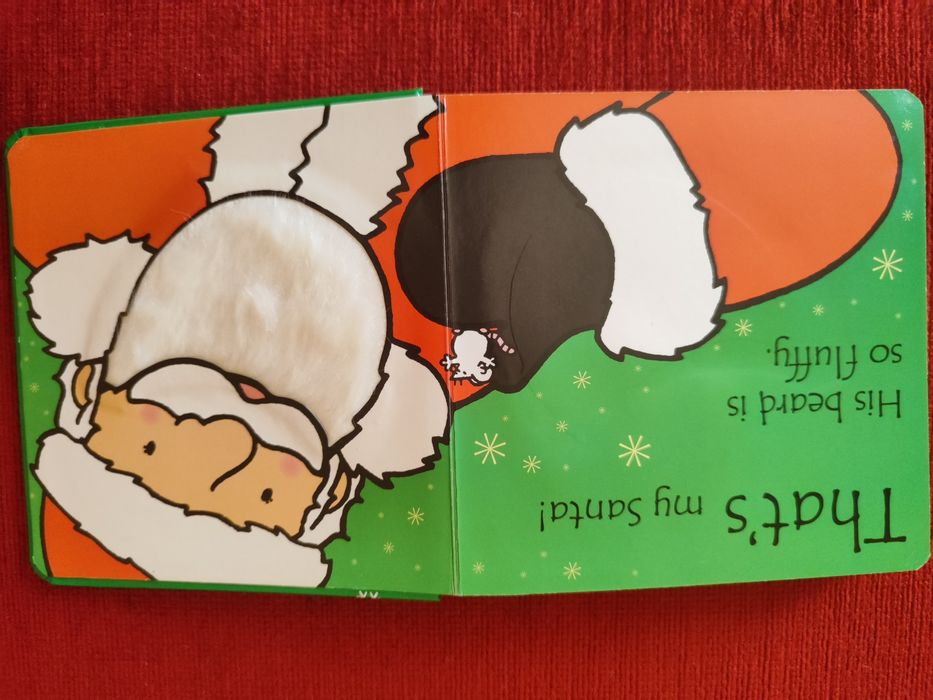 Новорічна дитяча книжка. Тактильна