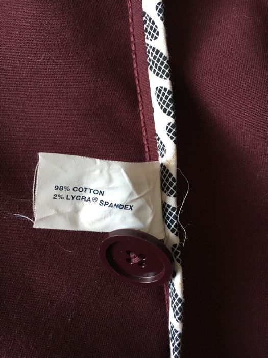 GAP żakiet damski kolor bordo rozm. S